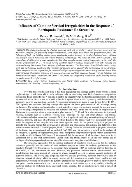 Seismic analysis of Step-back building resting on sloping ground ...
