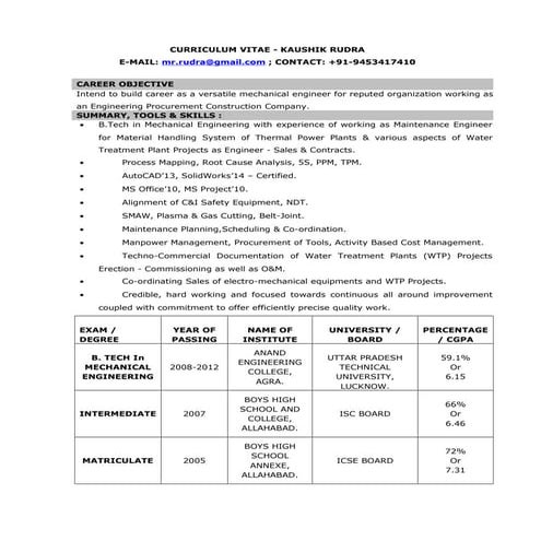 BIO DATA - kaushik - latest