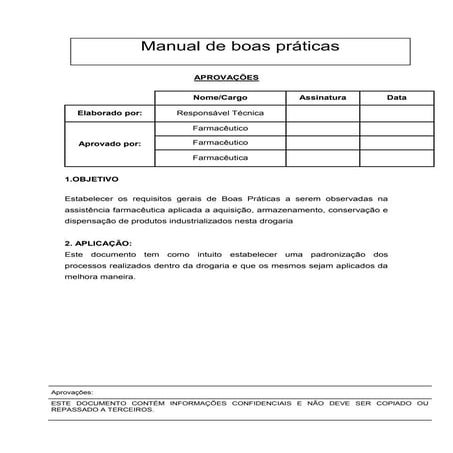 Manual de Boas Práticas  De Dispensação  