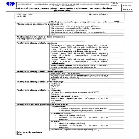 F169 sz niekorzystne-nastepstwa_zwiazane_ze_znieczuleniem_przewodowym