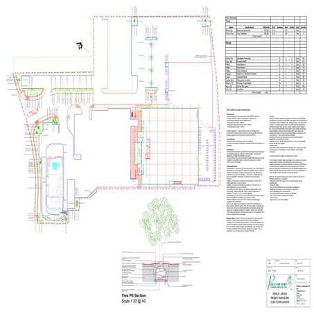 Baildon landscaping drawing Landscaping clean drawing (1)