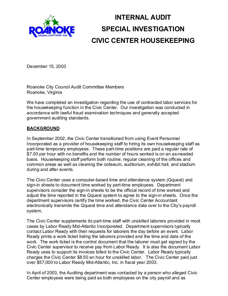 Civic+Center+Housekeeping