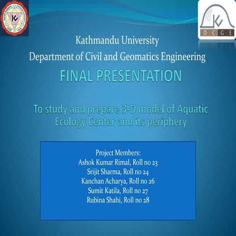 3D Model preparation of a landscape | PPTX