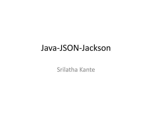Java-JSON-Jackson
