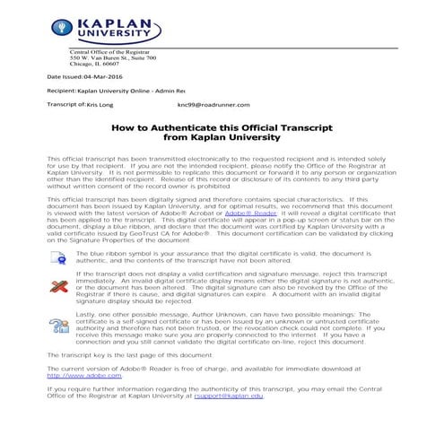 Transcripts March 16