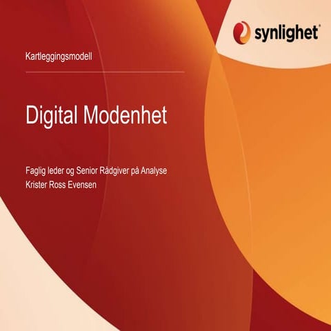 Digital Modenhet | PPTX
