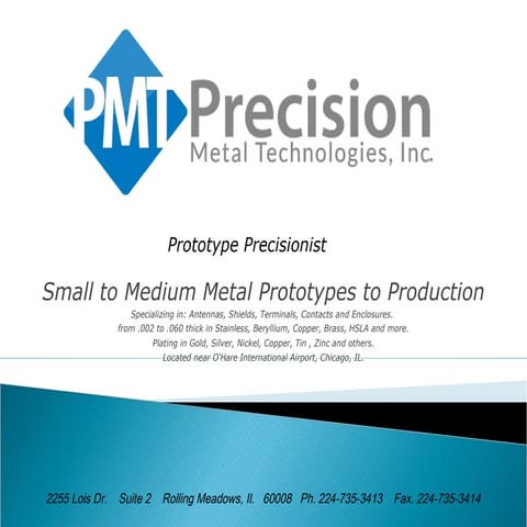 NL Precision Metal Technologies, Inc 2016