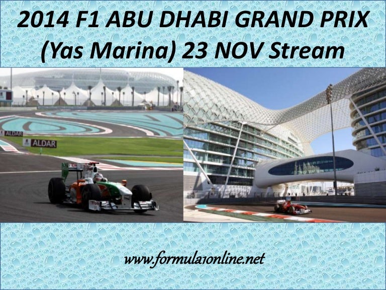  F1 abu dhabi grand prix 2014 live on web