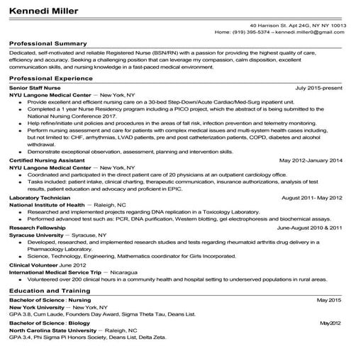 Kennedi Miller Resume update
