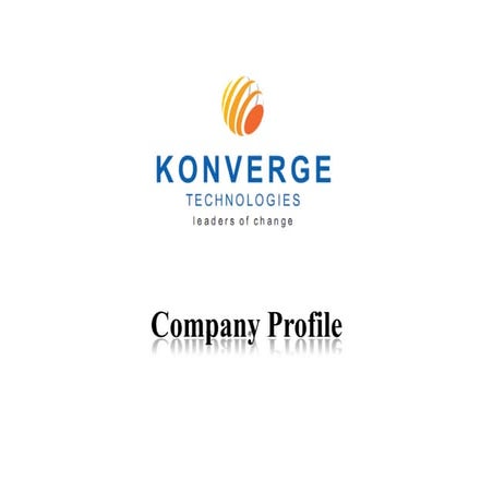 Konverge Company Profile.