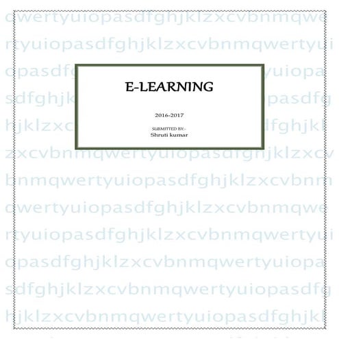 E-LEARNING