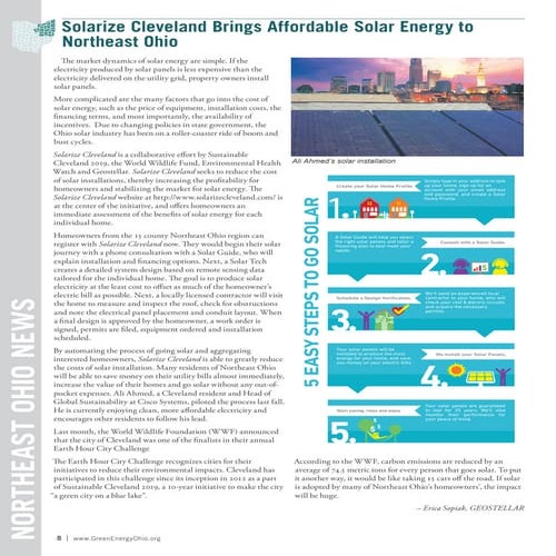 Solarize Cleveland Article