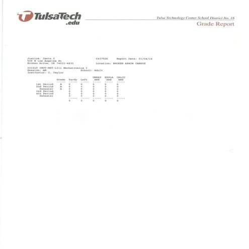Mechatronics Grade Report-2