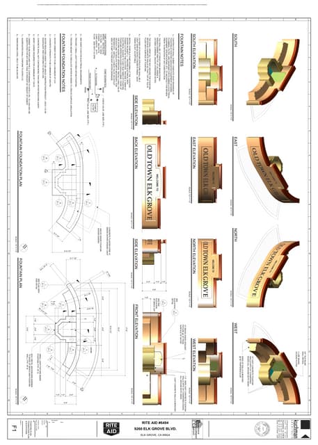 Retail Store Front - Fountain Water Feature