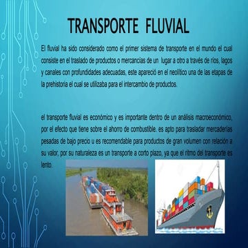 Transporte  fluvial