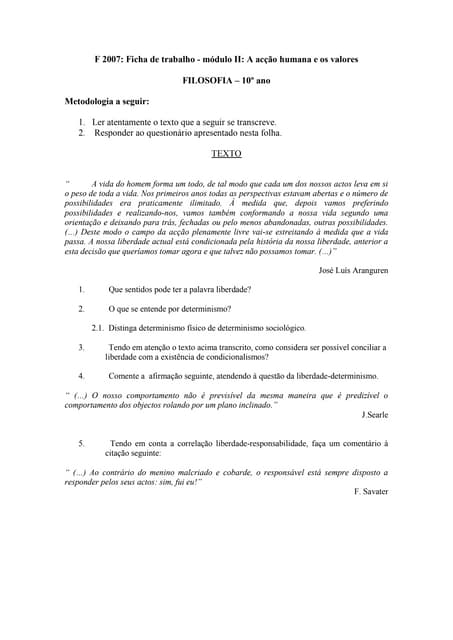 F 2007 ficha de trabalho  módulo ii...