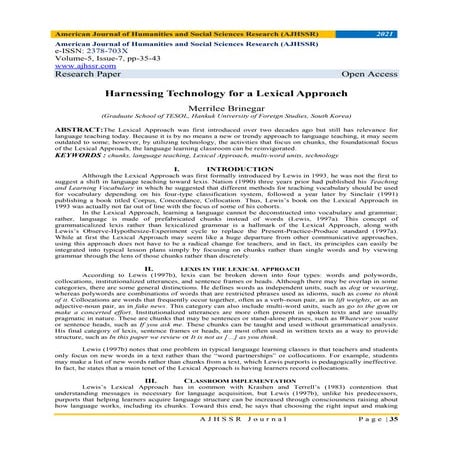 Harnessing Technology for a Lexical Approach