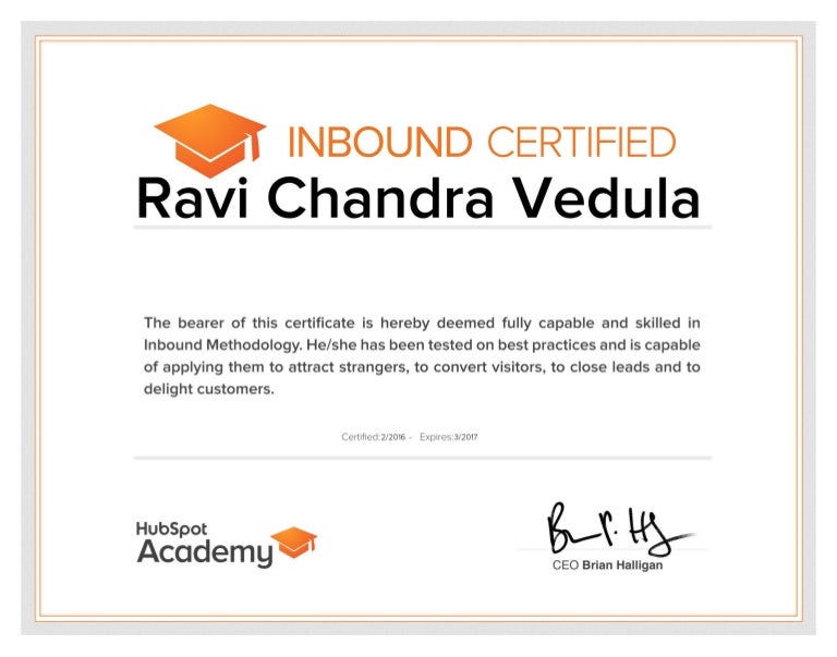 HubSpot Certification