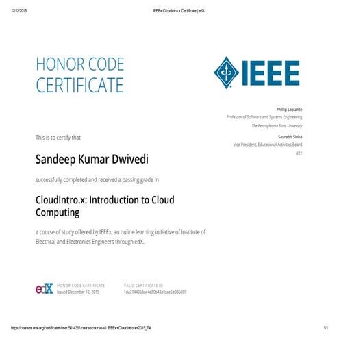 Sandeep IEEEx CloudIntro