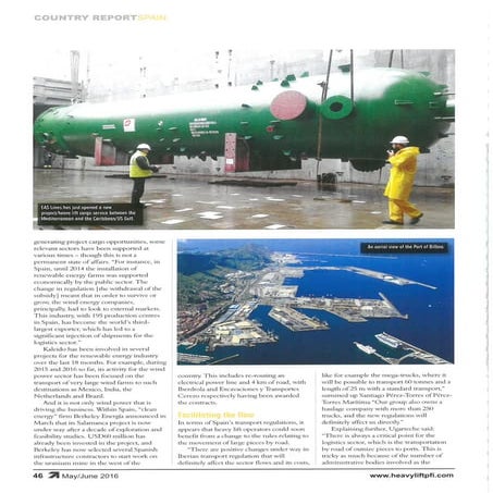 HEAVYLIFT & PROYECT FORWARDING INTERNATIONAL Magazine May_June`16 - Diego Cas...