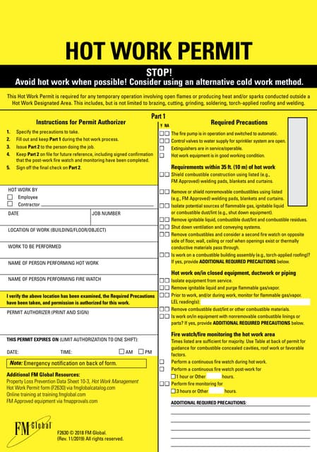 Tags 4 Lesshotwork Permit Maintenance Tags Hotwork Permits With 2 | SINGAPORE