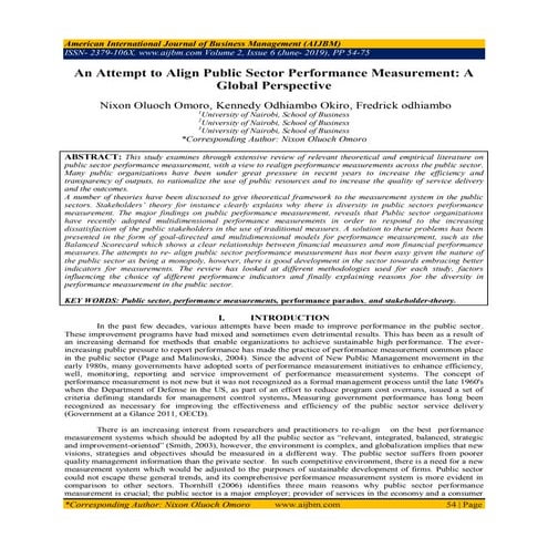 4 factors affecting implementation of performance contract | PDF