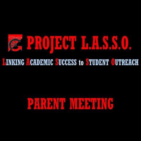 PARENT KICK-OFF PRESENTATION FINAL