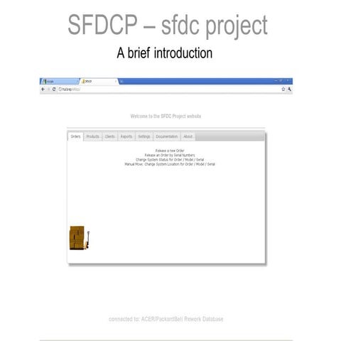 SFDCP – sfdc project