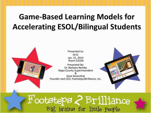 Game-Based Learning Models for Accelerating ESOL/Bilingual Students 