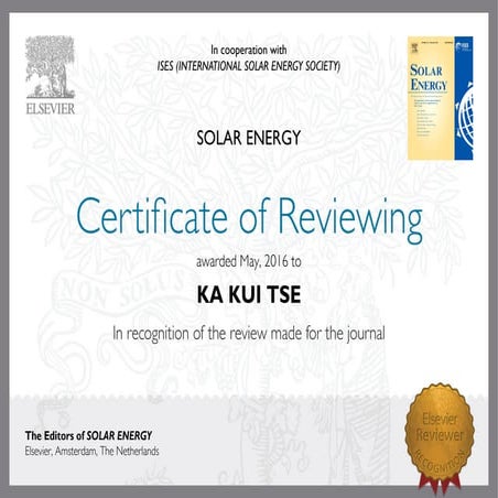 Certificate SE