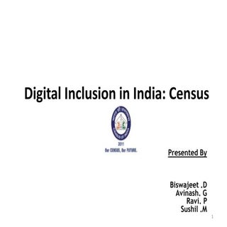 Digital Inclusion- Census _DBDA