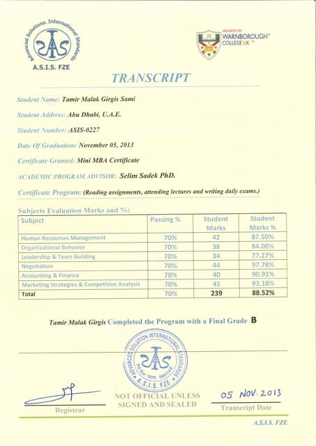 Minin MBA | PDF