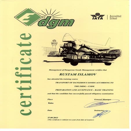 Certificate 2 Rustam Islamov