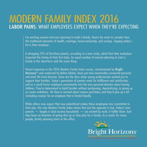 Modern Family Index 2016