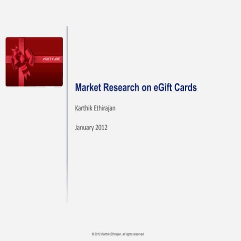 e-Giftcards Market