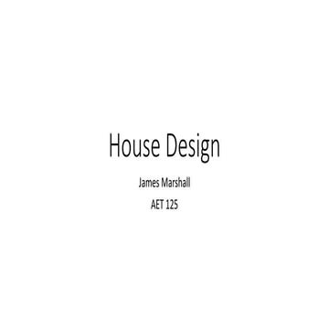House Design Presentation