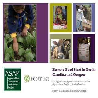 Farm to Head Start in North Carolin...