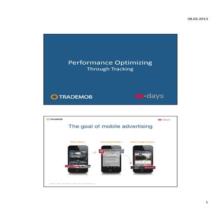 Performance Optimizing Through Tracking