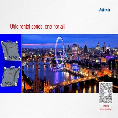 Unilumin UTILE Rental LED display