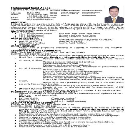 Accounts & Finance Acc2