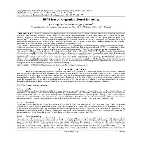 BIM based organizational learning