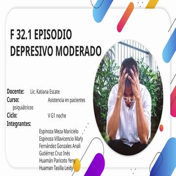 F 32.1 EPISODIO DEPRESIVOo MODERADO.pptx