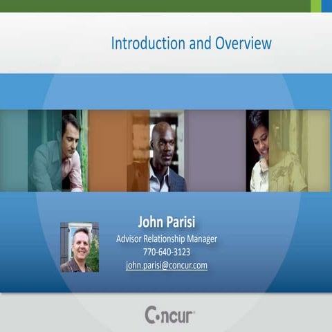 Concur introduction and overviews - short version (1)