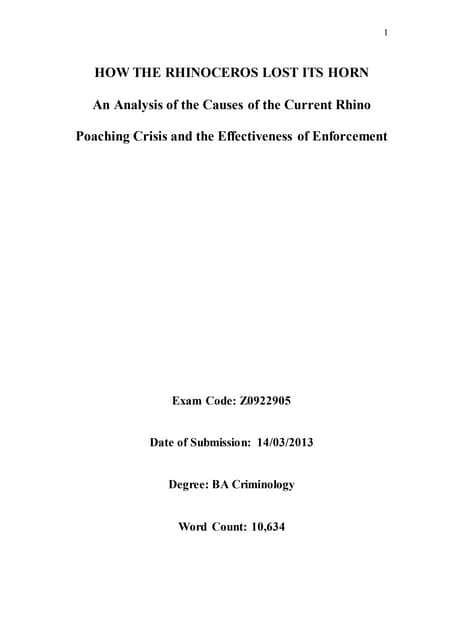 Rhino dissertation new word