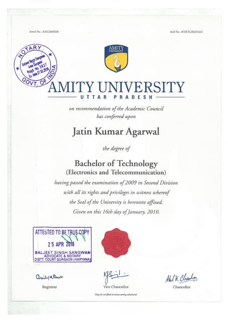 NUS DEGREE SCROLL | PDF
