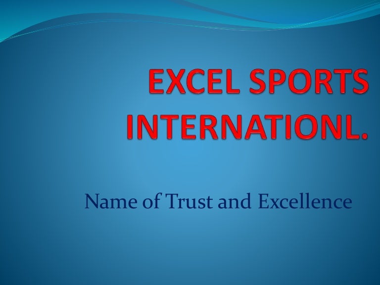 excel sports