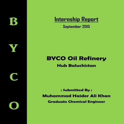 BYCO Internship Report