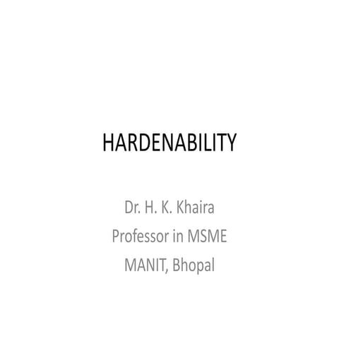 hardenability