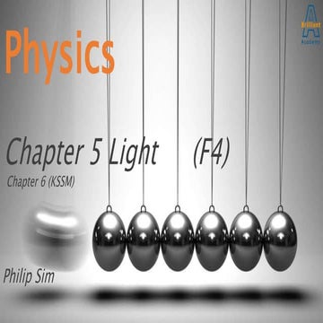 Form 4 Physics Chapter 5 Light