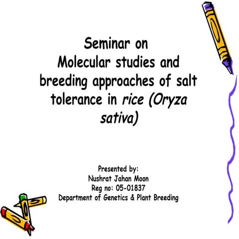 Salt stressRole of Organelle Membranes in Salt Stress Sensing and ...